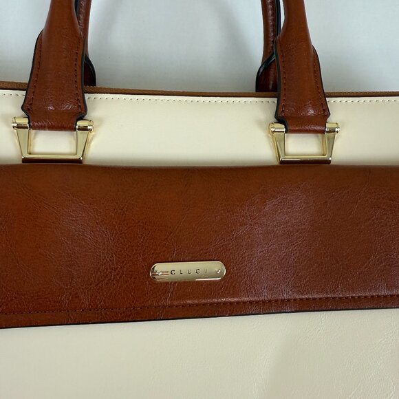 Like New CLUCI women's leather breifcase - Picture 5 of 16